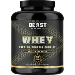 Beast Pharm Whey | Premium Protein Complex [2000 грама] Ванилов сладолед