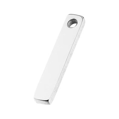 Šperky4U Maličký ocelový přívěšek obdélník 3x16mm OK1199