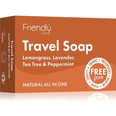 Friendly Soap přírodní mýdlo na na tělo i vlasy na cestování 95 g – Zboží Dáma