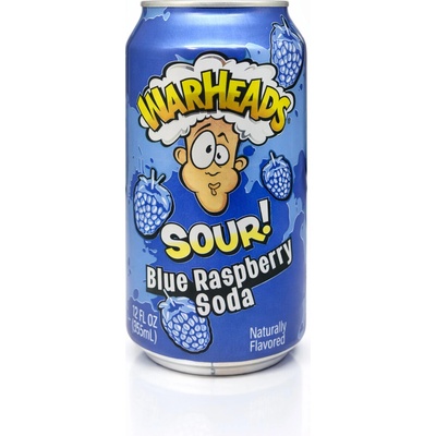 Warheads Sour Blue Raspberry 355 ml