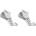 Salomon Мъжки чорапи Salomon Hornet Quarter 2 Pack Running Socks Mens - White/Grey