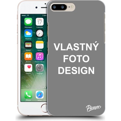Púzdro Picasee silikónové Apple iPhone 8 Plus Vlastný design/motiv čiré