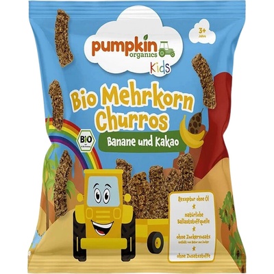 Pumpkin Organics BIO Pufované Viaczrnné krúžky s jablkom a cejlónskou škoricou 20 g