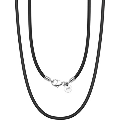 Bruno Kožená černá šňůrka 11201
