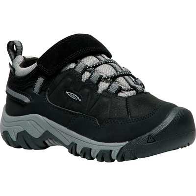 KEEN Детски мултиспорт обувки Keen Kid's Targhee IV Low WP Multisport shoes - Black / Steel Grey - размер 25/26 (EU) (702-3647-0112)