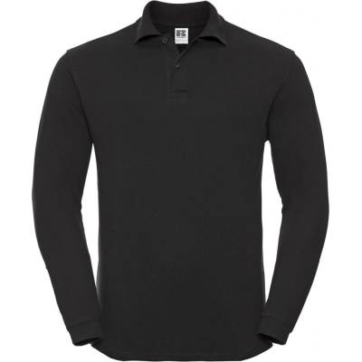 Russell Men's Polo Long Sleeve R569L Cotton černá