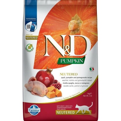 N&D Pumpkin Quail & Pomegranate Cat Neutered 10 kg