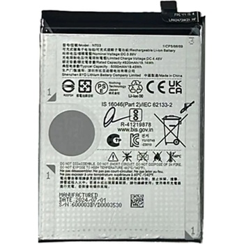 Nothing Phone NT03 Съвместима Литиево-полимерна Батерия 3.89V / 4920mAh за Nothing Phone (3) 5G / (2a) Plus / (2a) / CMF Phone 1