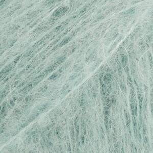 DROPS Design Brushed Alpaca Silk Uni Colour 15 Light Sea Green Плетива прежда (109815)