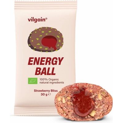 Vilgain Energy Ball BIO jahodový džem 30 g