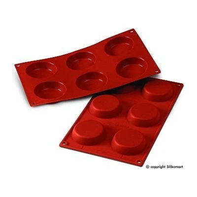 Silikomart Silikonová forma Flan Mould 6 ks pr. 7 cm