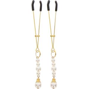 Taboom Tweezers with Pearls Gold