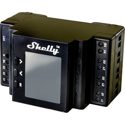 Shelly Pro 4PM spínací modul na DIN lištu 4x 16A (LAN, WiFi, Bluetooth) SHELLY-PRO-4PM – Zboží Živě