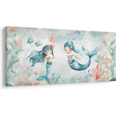 Obraz - Morské panny, jednodielne 250x125 cm