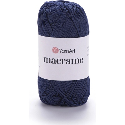 Yarn Art příze Macrame M162 tmavě modrá