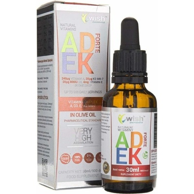 Wish Vitamínové kvapky Adek Forte 30 ml