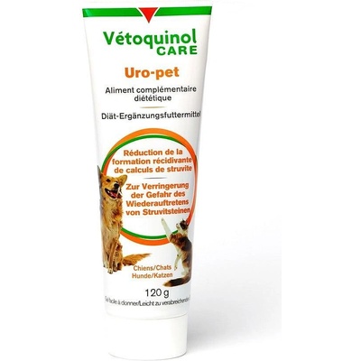 Vétoquinol Uro-Pet Oral Paste/Уро Пет - Паста за уринарно здраве при кучета и котки