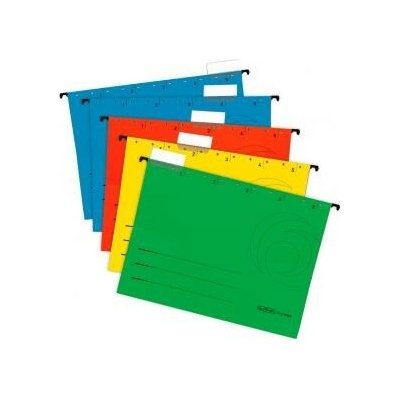 HERLITZ Závesný obal Herlitz otvorený na oboch stranách 5ks mix farieb