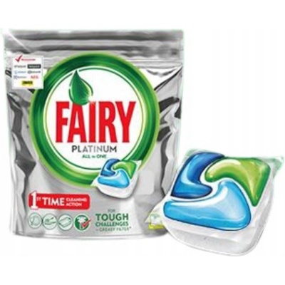 Fairy Platinum All in 1 kapsule do umývačky 70 ks