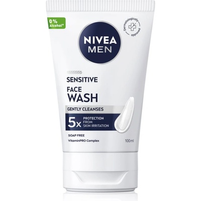 Nivea Men Sensitive почистващ гел за мъже 100ml