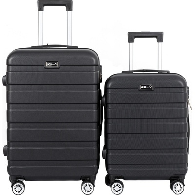 Aga Travel Sada kufrov MR4687 Čierná 63 l 33 l