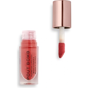 Revolution Beauty Makeup Revolution Pout Bomb Plumping Gloss4, 6 ml гланц за устни Peachy Coral
