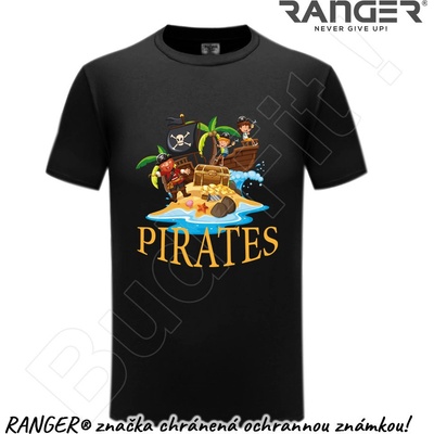 Ranger tričko motív Pirates čierna