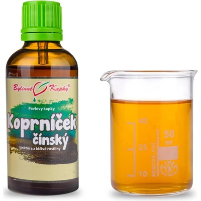 Bylinné kapky Pavlovy Koprníček čínský TCM tinktura 50 ml