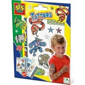 SES Creative Creative SES Childrens Tattoos Warrior Animals 14287 42872