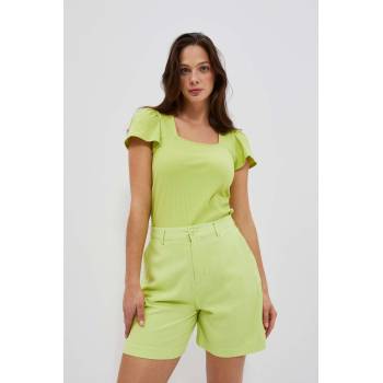 Moodo Светлозелени дамски къси панталони Moodo Moodo | Zelen | ЖЕНИ | XS