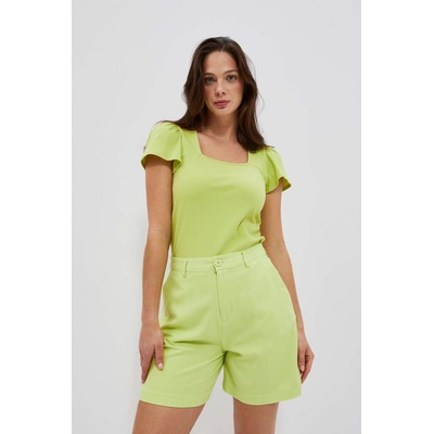 Moodo Светлозелени дамски къси панталони Moodo Moodo | Zelen | ЖЕНИ | XS