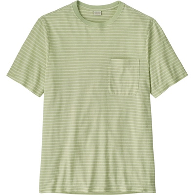 Patagonia Мъжка тениска Patagonia Trail Harbor Pocket Tee T-shirt - Steps: Lichen Green (216-8014-0112)