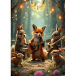 Bluebird Puzzle - Puzzle Concert in the Forest - 300 piese