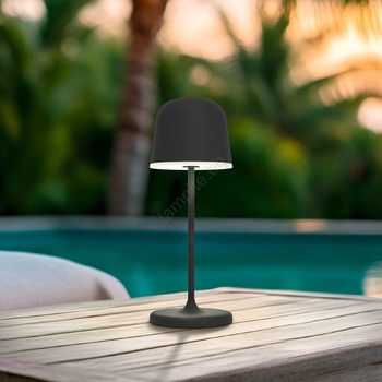 EGLO 901877 - LED димируема външна презареждаема настолна лампа MANNERA-S LED/1, 8W/5V IP54 черна (EG901877)