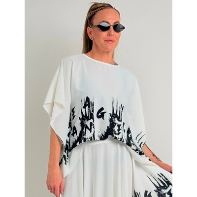 Just Angels top Vivien bielo-čierna