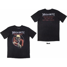 Megadeth tričko Black Friday Wash BP charcoal grey