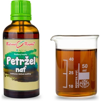 Bylinné kapky Petržlen vňať bylinné kvapky tinktúra 50 ml