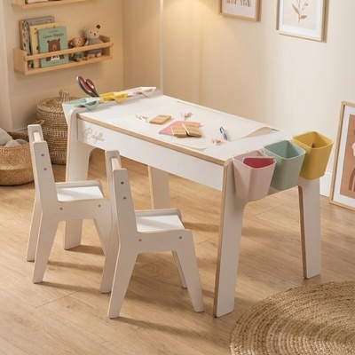 Babylike dětský stůl se židlemi children table chair white 40640 – Zbozi.Blesk.cz