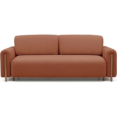 Eltap Теракотен разтегателен диван с място за съхранение от букле 244 cm Arcadova - ELTAP (SO-ARC-OA-30JAF)