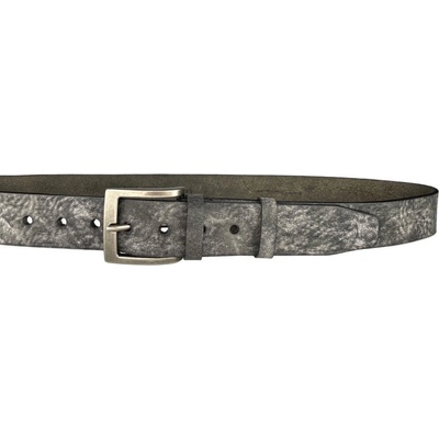 Penny Belts kožený opasek 501-65 šedý