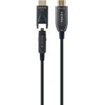 Gembird CCBP-HDMID-AOC-50M AOC Високоскоростен HDMI D-A кабел с Ethernet AOC Premium Series 50 м черен (CCBP-HDMID-AOC-50M)
