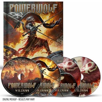 Powerwolf: Wildlive (Live At Olympiahalle) 2CD+DVD+BD