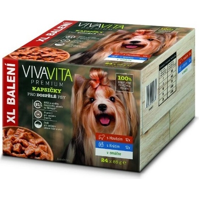 Vivavita morčacie hovädzie 24 x 85 g
