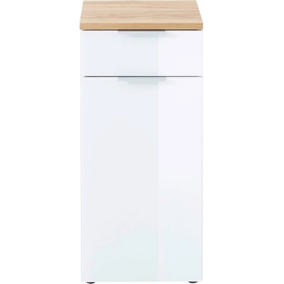 Germania Дъбов нисък шкаф за баня в бялестествен цвят 39x86 cm Pescara - Germania (2751-513)