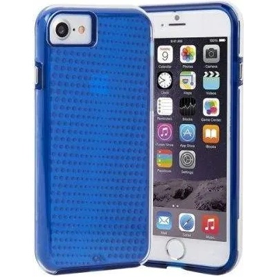 Case-Mate Naked Tough Translucent Case - кейс с висока защита за iPhone SE (2022), iPhone SE (2020), iPhone 8, iPhone 7, iPhone 6S, iPhone 6 (син)