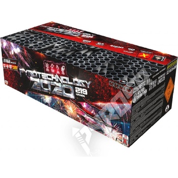 Zostavený ohňostroj Pyrotechnology 219 rán 25/30 mm