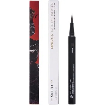 KORRES Водоустойчива течна очна линия кафява , Korres Minerals Liquid Eyeliner Brown 02