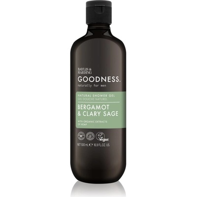 Baylis & Harding Goodness Bergamot & Clary Sage душ-гел за мъже 500ml