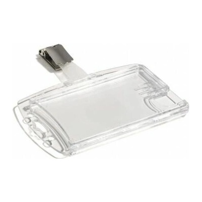 Visačka na 2 plastové karty se kolíčkem DURABLE 85x54mm 25ks – Zboží Dáma