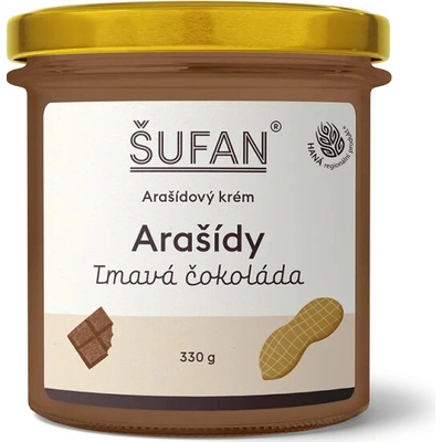 ŠUFAN Arašidy s tmavou čokoládou 330 g